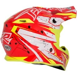 Casco Moto Cross Enduro Premier Exige QX2 Rot Weiß Gelb -Premier Verkäufe 2022 casco moto cross enduro premier exige qx2 rot weiss gelb 107195
