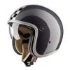 Casco Moto Jet Premier Vintage In Fibra Con Visierino Integrato CK Pearl Black