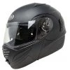 Casco Moto Modulare Apribile Premier Doppia Visiera Thesis Nero Opaco