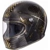 Helm Moto Integral Carbon-Premier Trophy Stil Der 70er Jahre NX GOLD CHROMED