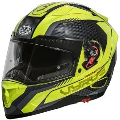 Helm Moto Integral Premier Vyrus MP6 BM Schwarz Yellow