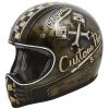Helm Moto Integral Vintage-Premier Trophy MX 70 Style-OP 9 BM Matt
