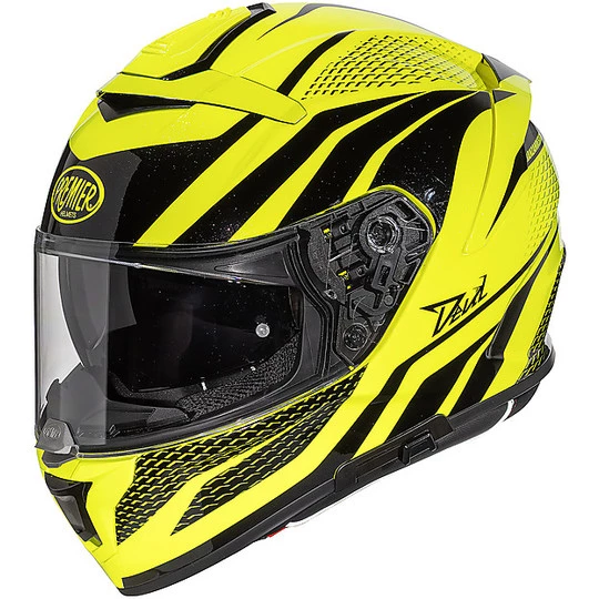 Premier Integraler Motorradhelm Aus Fiber DEVIL PR FLUO Gelb Fluo Schwarz 3 Premier Integraler Motorradhelm Aus Fiber DEVIL PR FLUO Gelb Fluo Schwarz