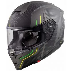 Integraler Motorradhelm Aus Premier Fiber HYPER BP6 Matt Grey