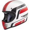 Integraler Motorradhelm Vintage Premier MX BL8 BM Matt Weiß