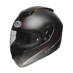 Integrierter Motorradhelm Premier DRAGON EVO T2 17 BM Matt Schwarz Rot