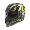 Integrierter Motorradhelm Premier VYRUS EM Y17 Schwarz Grau Fluo Gelb