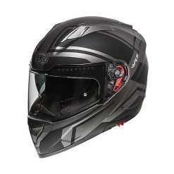 Integrierter Motorradhelm Premier VYRUS ND17 BM Schwarz Anthrazit Matt