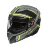Integrierter Motorradhelm Premier VYRUS NDY Grau BM Grau Gelb Fluo Matt