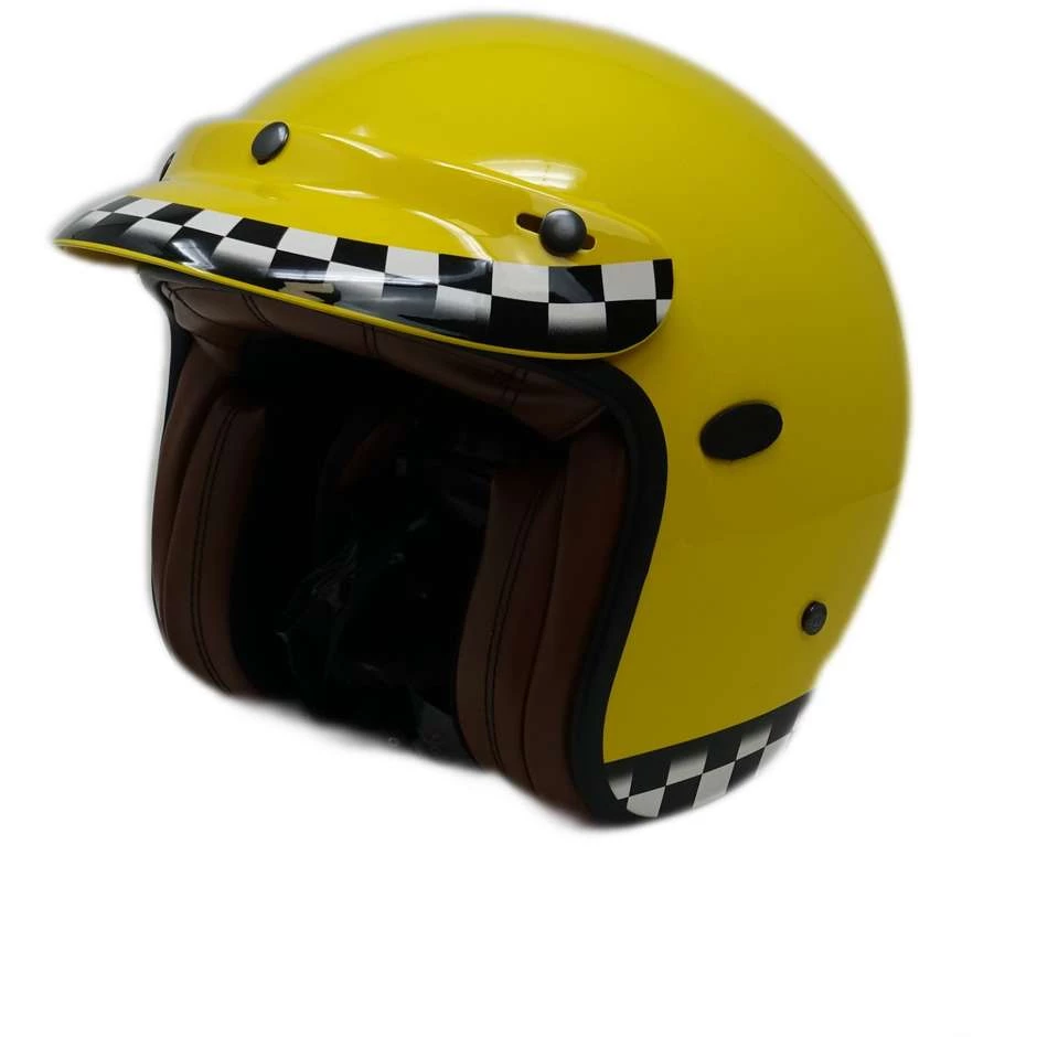 Motorrad Helm Jet Custom Premier VINTAGE CK GELB Limited Edition 3 Motorrad Helm Jet Custom Premier VINTAGE CK GELB Limited Edition