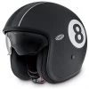 Motorrad-Helm Jet Premier Vintage Faser Mit Integriertem Visier Acht 9BM Matte Black -Premier Verkäufe 2022 motorrad helm jet premier vintage faser mit integriertem visier acht 9bm matte black 15182