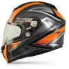 Motorrad-Sturzhelm Integral Premier Drache Alter Multi IM3 Black Carbon Red