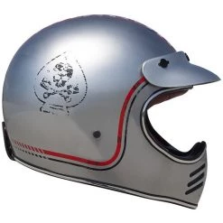Motorrad-Sturzhelm Integral Premier Trophy Stil Der 70er Jahre MX FL Chrome -Premier Verkäufe 2022 motorrad sturzhelm integral premier trophy stil der 70er jahre mx fl chrome 32132