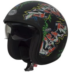 Motorrad-Sturzhelm Jet Fiber Premier Vintage-GR9