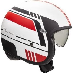 Vintage Jet Motorradhelm In Premier Fiber VINTAGE EVO BL8 BM Weiß Rot Matt -Premier Verkäufe 2022 vintage jet motorradhelm in premier fiber vintage evo bl8 bm weiss rot matt 137045