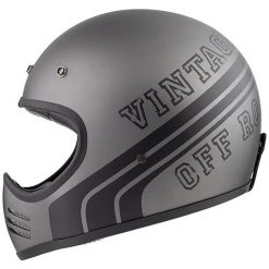 Vintage Premier MX BTR17 BM Grau Integral Motorradhelm -Premier Verkäufe 2022 vintage premier mx btr17 bm grau integral motorradhelm 90916