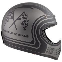 Vintage Premier MX BTR17 BM Grau Integral Motorradhelm -Premier Verkäufe 2022 vintage premier mx btr17 bm grau integral motorradhelm 90917