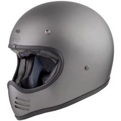 Vintage Premier MX U17 BM Grau Integral Motorradhelm