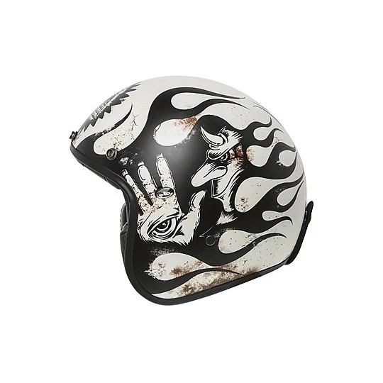 Premier Vintage Pro Jet Fiber Motorradhelm LE PETIT CLASSIC EVO BD 8 BM Weiß 4 Premier Vintage Pro Jet Fiber Motorradhelm LE PETIT CLASSIC EVO BD 8 BM Weiß – Bild 3