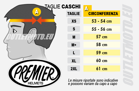 Integraler Motorradhelm In Premier Fiber HYPER RW2 Weiß Schwarz Rot -Premier Verkäufe 2022 387 de